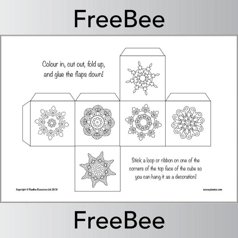 Christmas Cube Decorations - Image 3