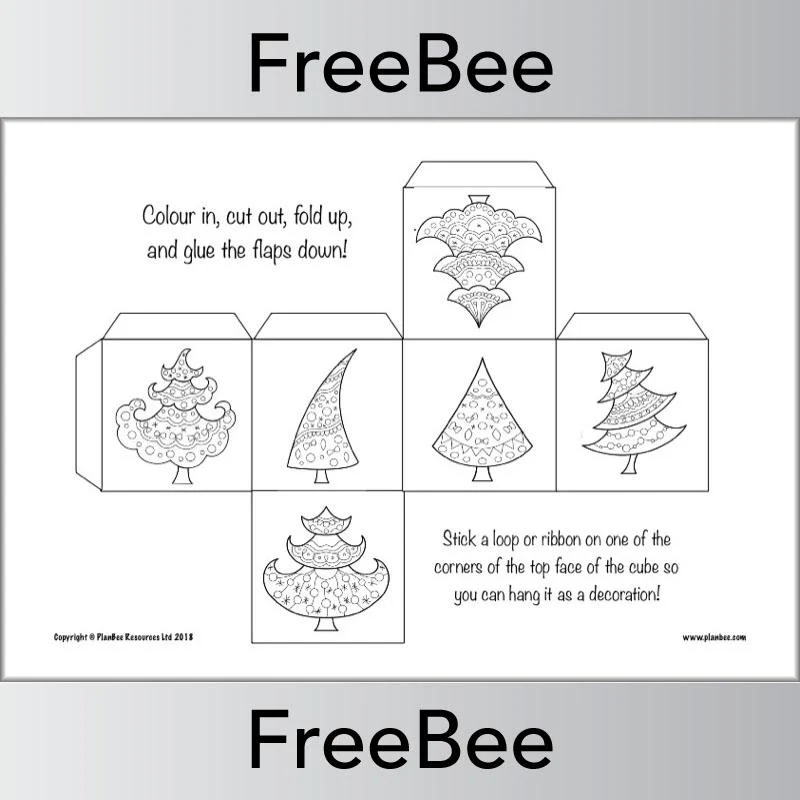 Christmas Cube Decorations - Image 4
