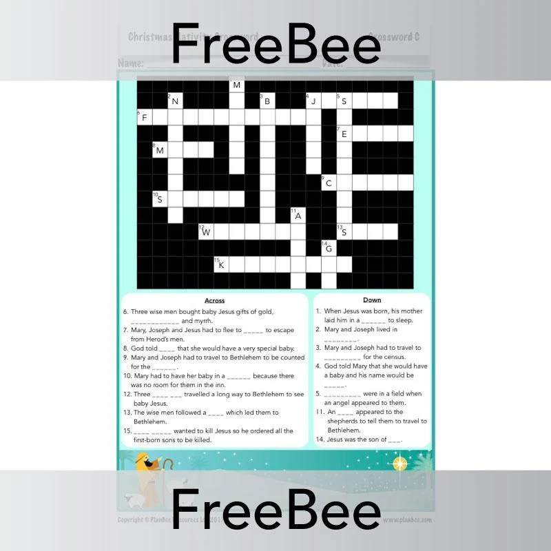 Christmas Nativity Crossword - Image 4