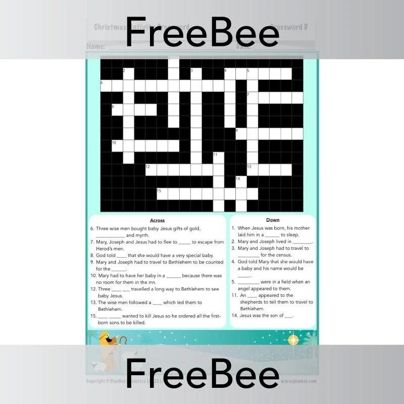 Christmas Nativity Crossword - Image 5