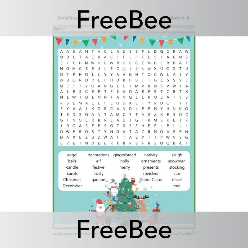 Christmas Word Searches