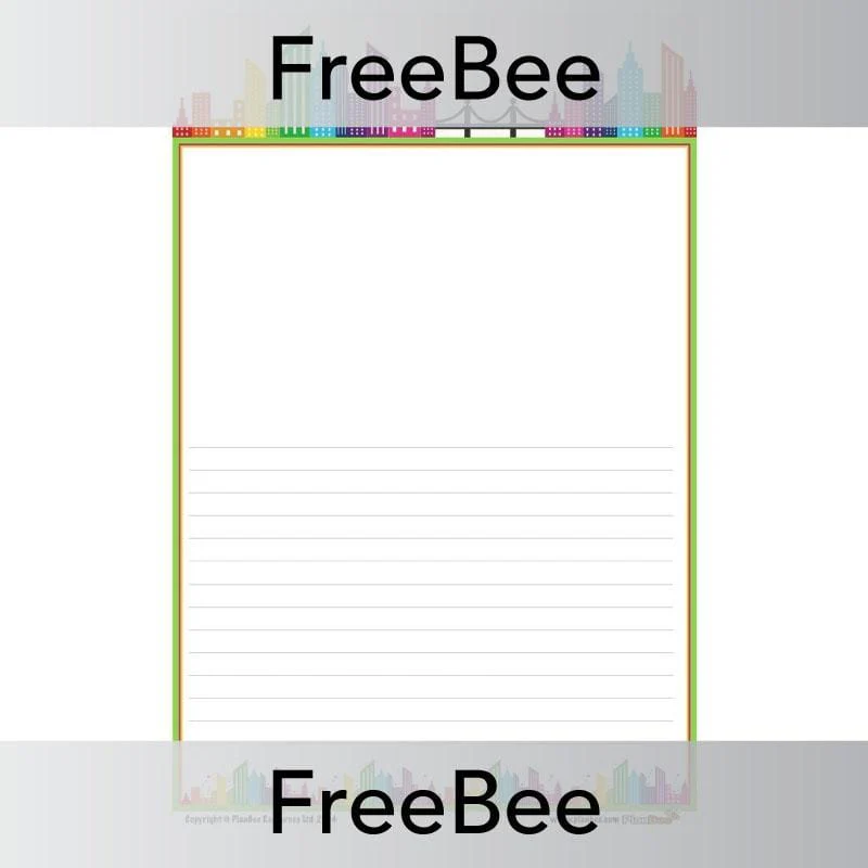 Cityscapes Writing Frame - Image 3