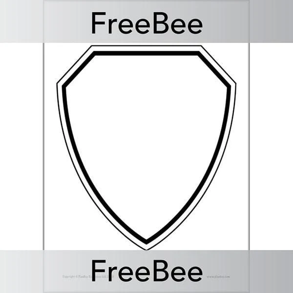 Blank Coat of Arms Template KS2 - Image 2