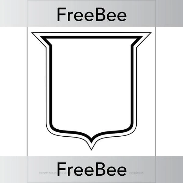 Blank Coat of Arms Template KS2 - Image 3