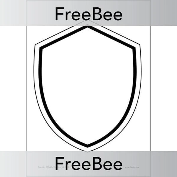 Blank Coat of Arms Template KS2 - Image 4