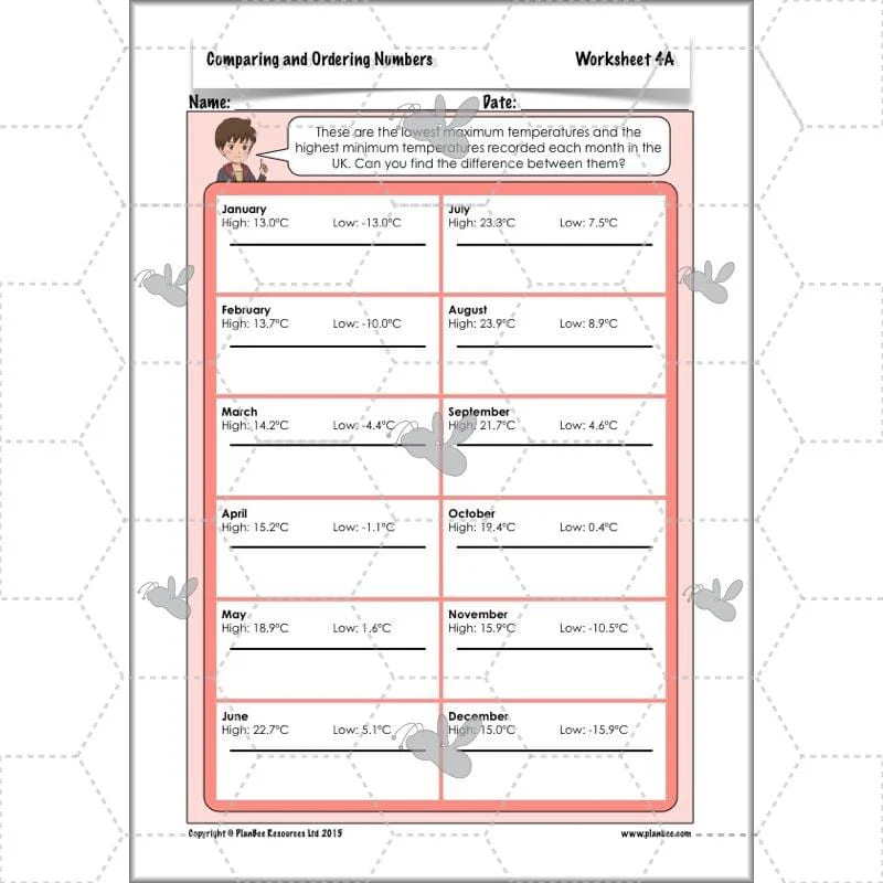 Comparing and Ordering Numbers - Image 19