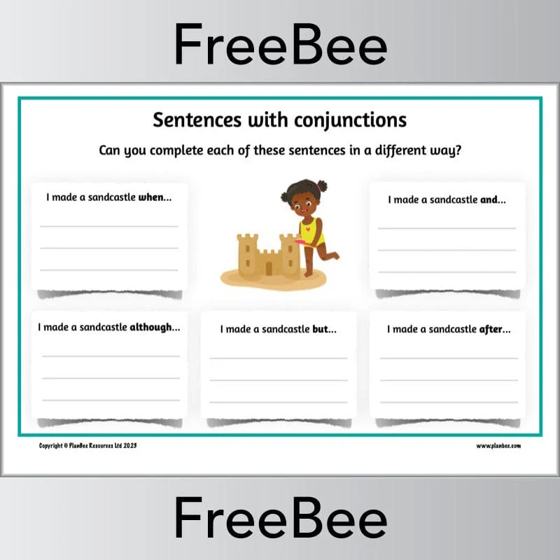 Conjunctions Worksheets - Image 3
