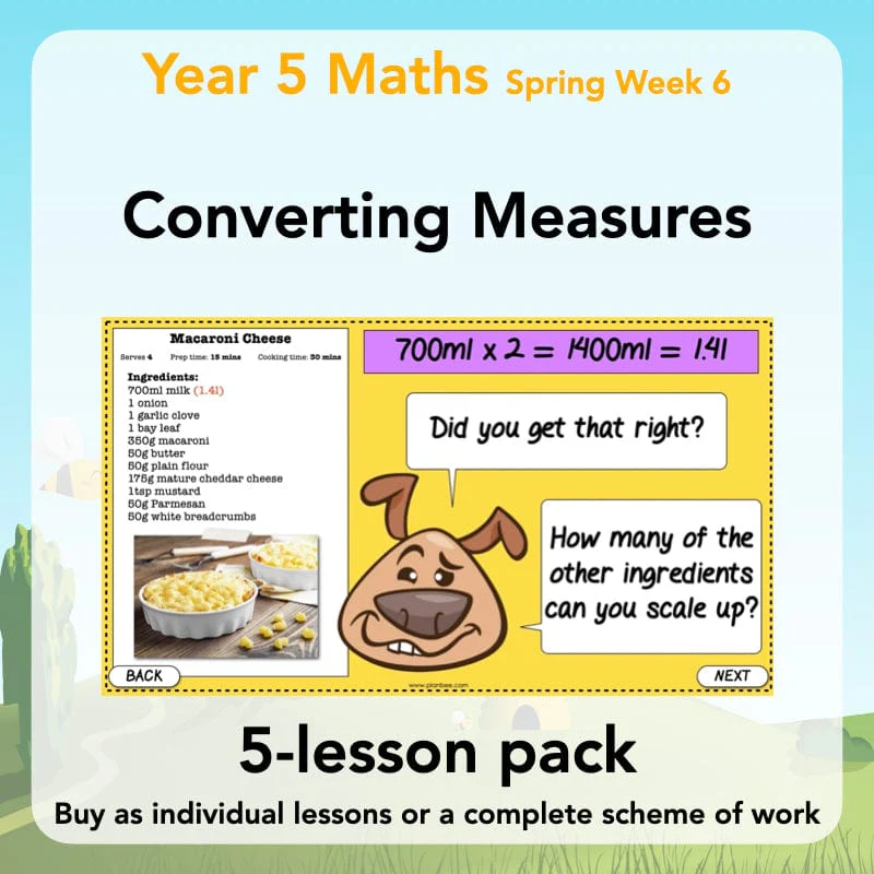 Converting Measures