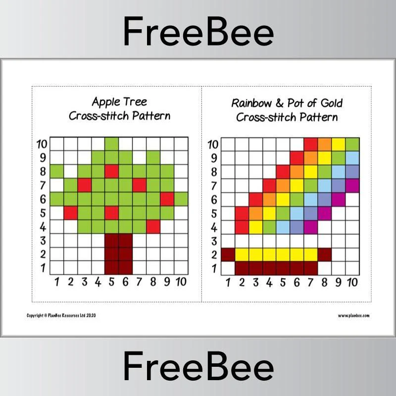 Cross Stitch Patterns for Kids
