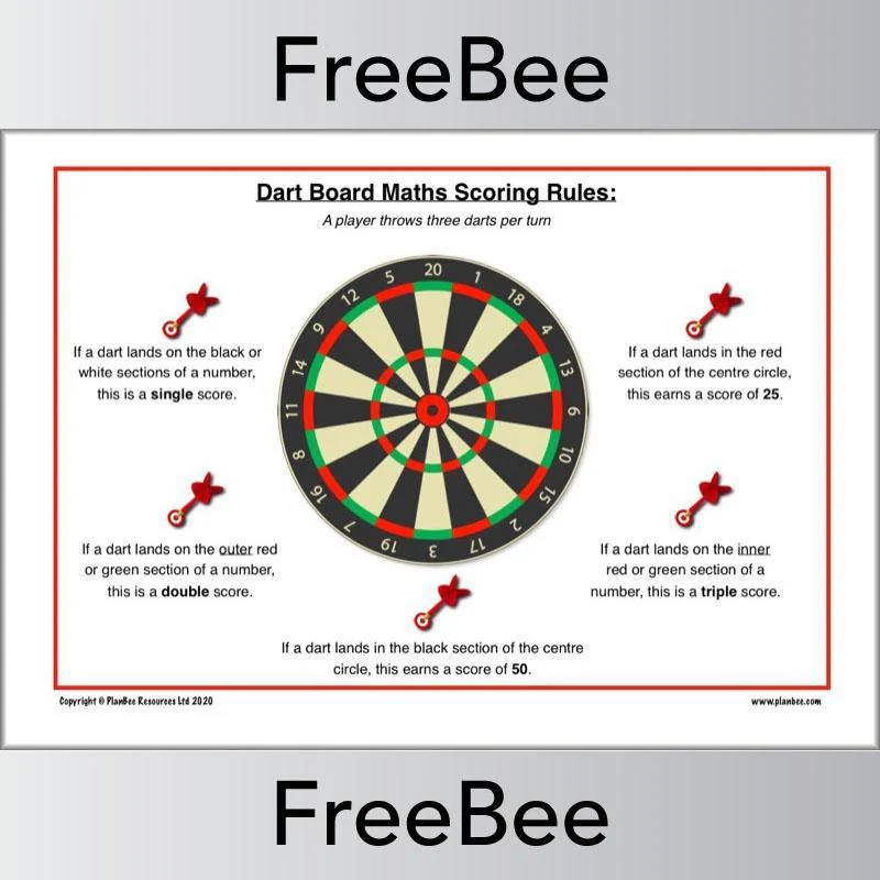 Dart Board Maths Worksheets - Image 2
