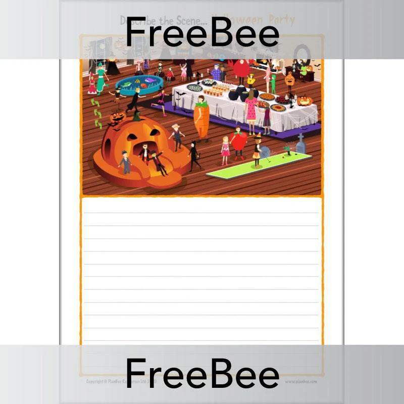 Describe the Scene: Halloween Descriptive Writing