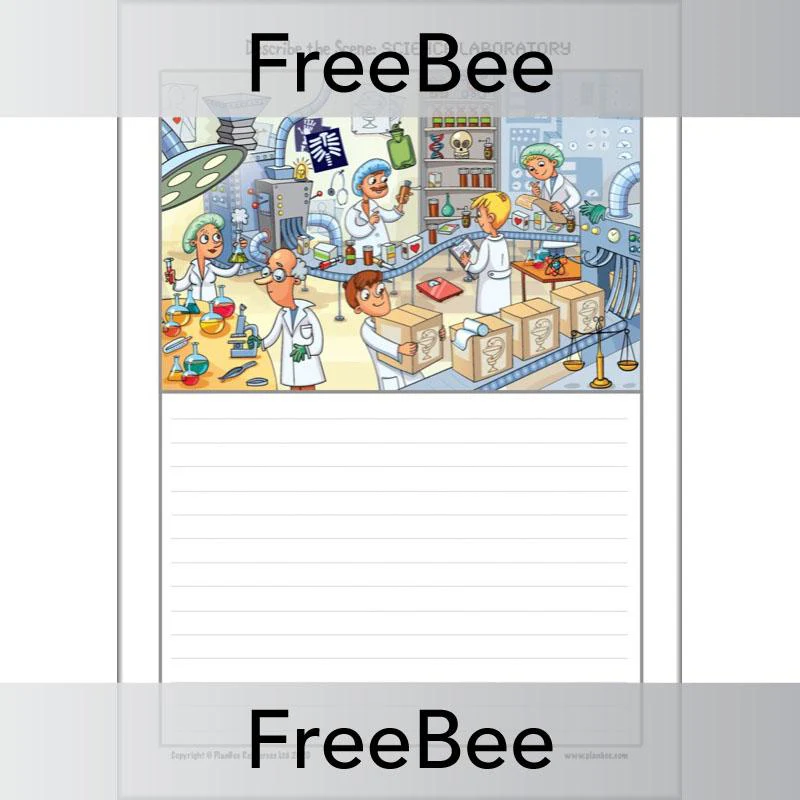 Describe the Scene: Science Laboratory