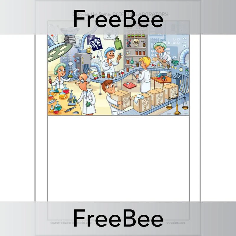 Describe the Scene: Science Laboratory - Image 2