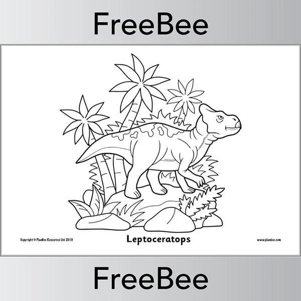 Dinosaur Colouring Pages - Image 11