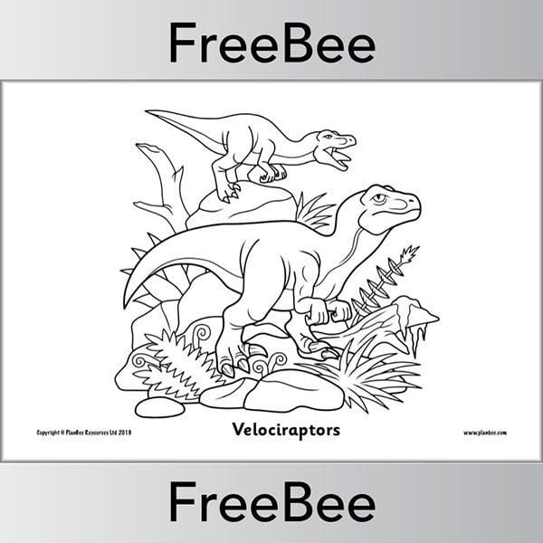 Dinosaur Colouring Pages - Image 12