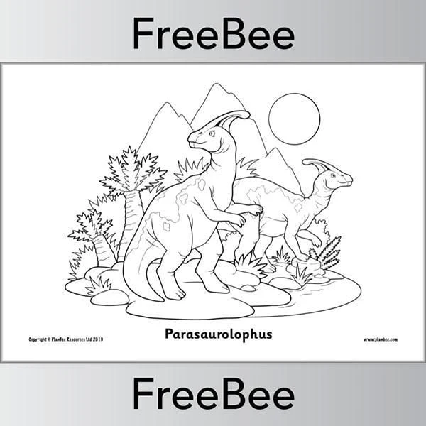 Dinosaur Colouring Pages - Image 2