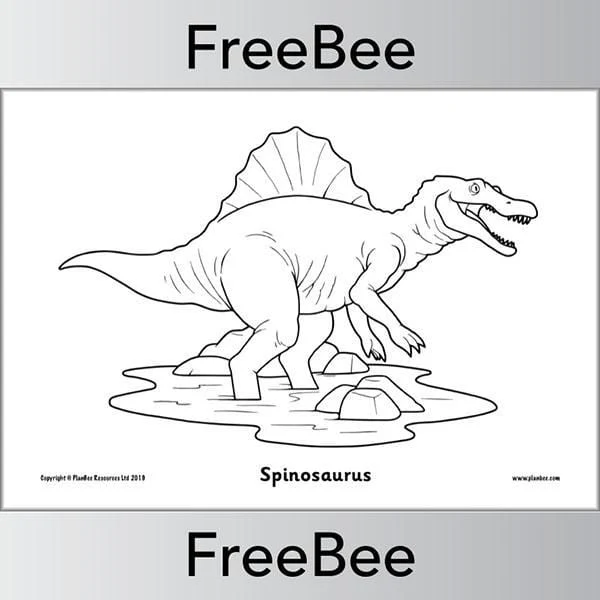 Dinosaur Colouring Pages - Image 3