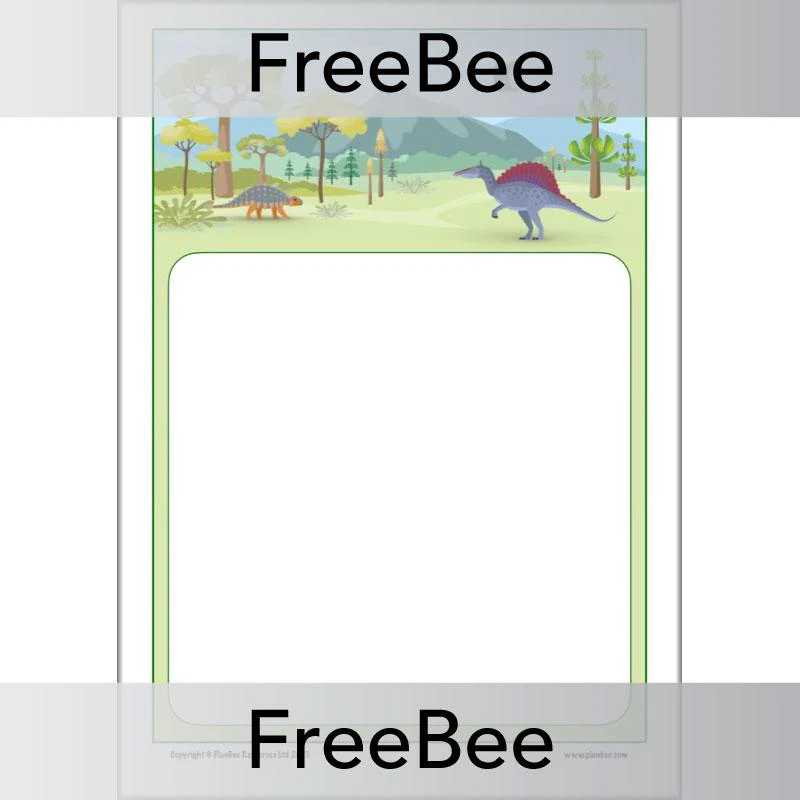 Dinosaur Writing Paper - Image 7