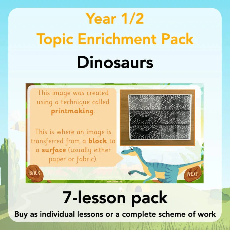 Dinosaurs KS1 Topic Enrichment Pack