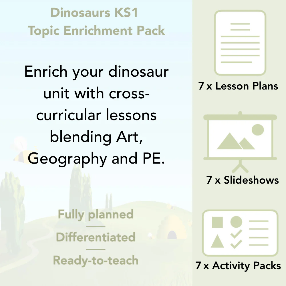 Dinosaurs KS1 Topic Enrichment Pack - Image 2