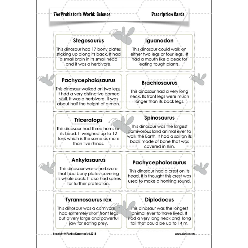 Dinosaurs KS2 Topic Enrichment Pack - Image 46