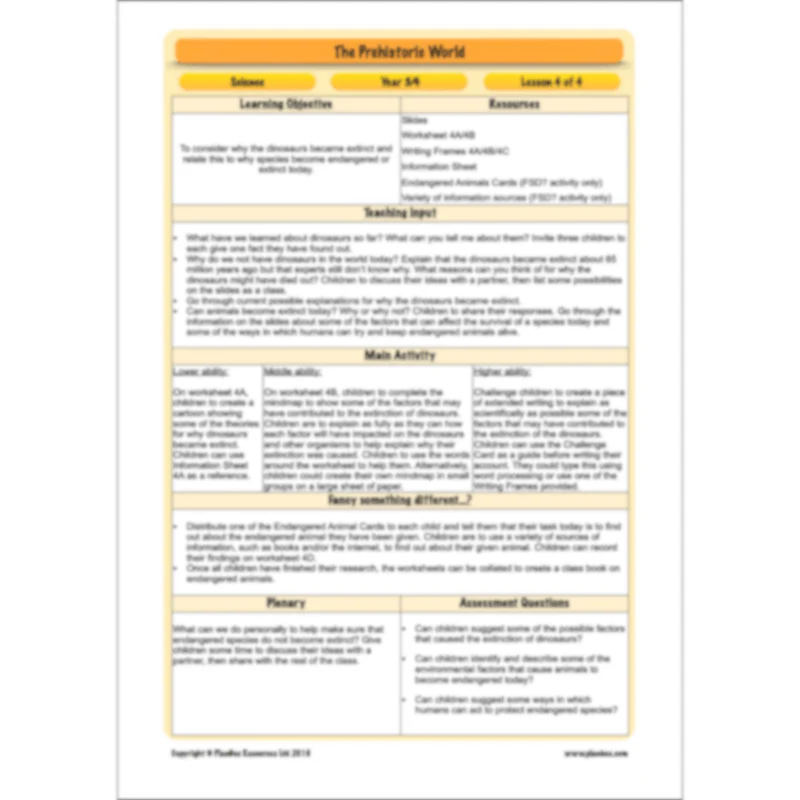 Dinosaurs KS2 Topic Enrichment Pack - Image 64