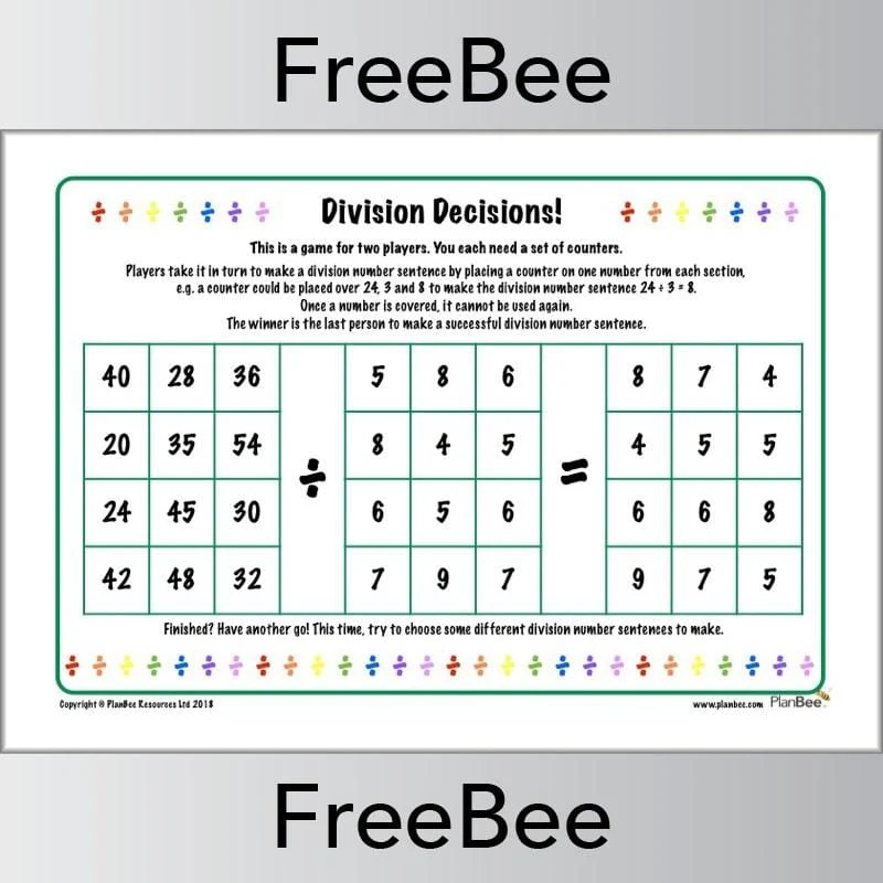 Division Decisions Game - Image 2
