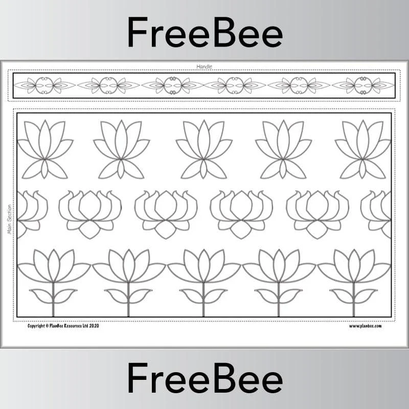 Diwali Lantern Template - Image 4