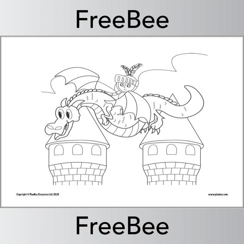 Dragon Colouring Pages
