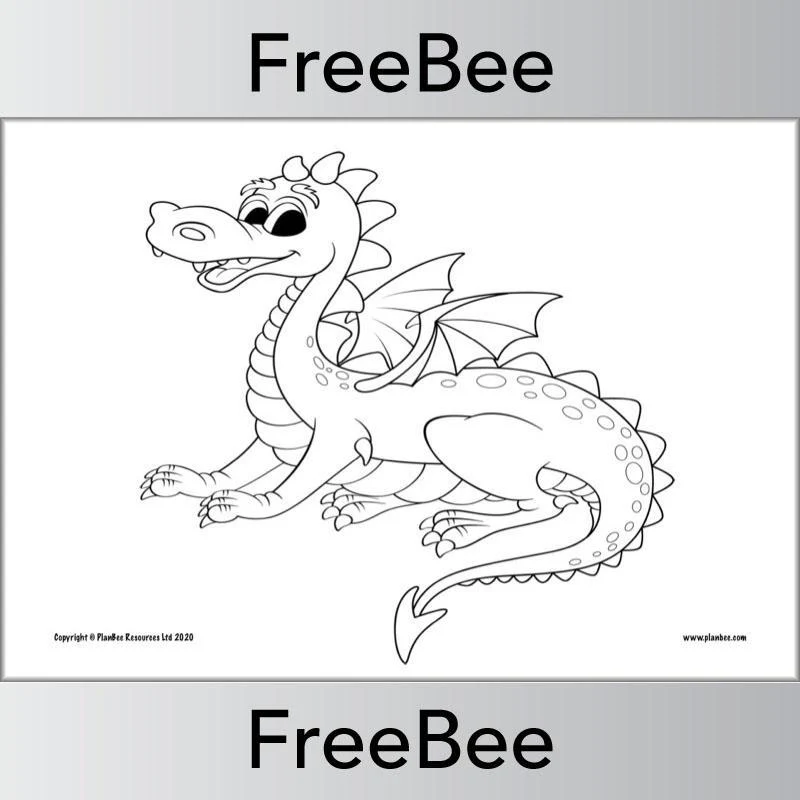 Dragon Colouring Pages - Image 3
