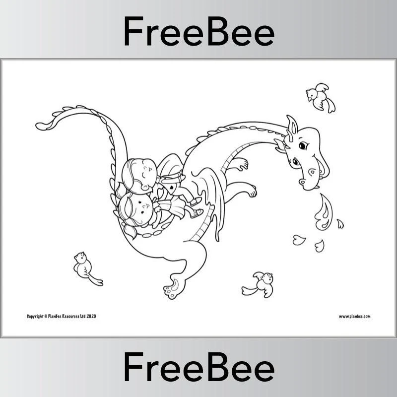 Dragon Colouring Pages - Image 5