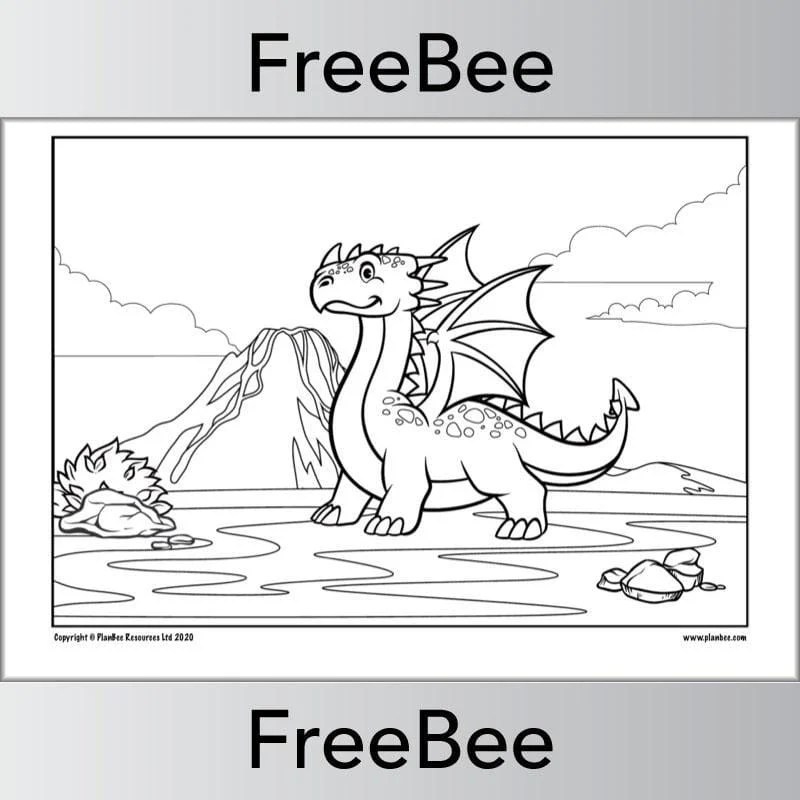 Dragon Colouring Pages - Image 6