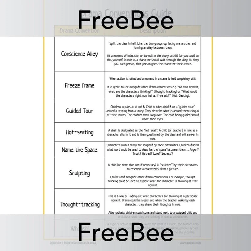 Drama Conventions Guide