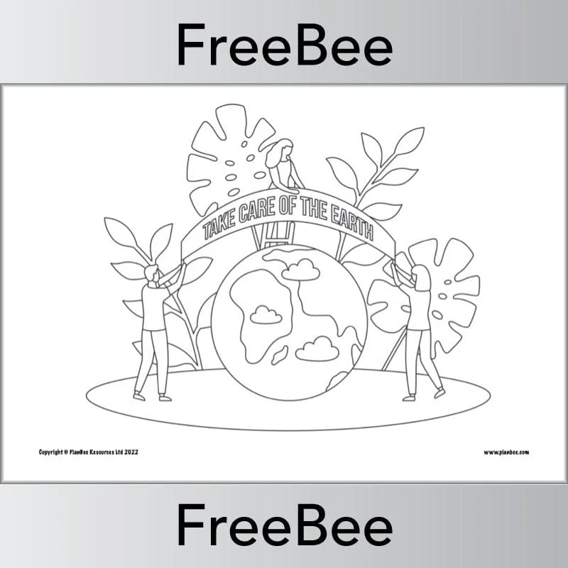 Earth Day Colouring Pages - Image 3