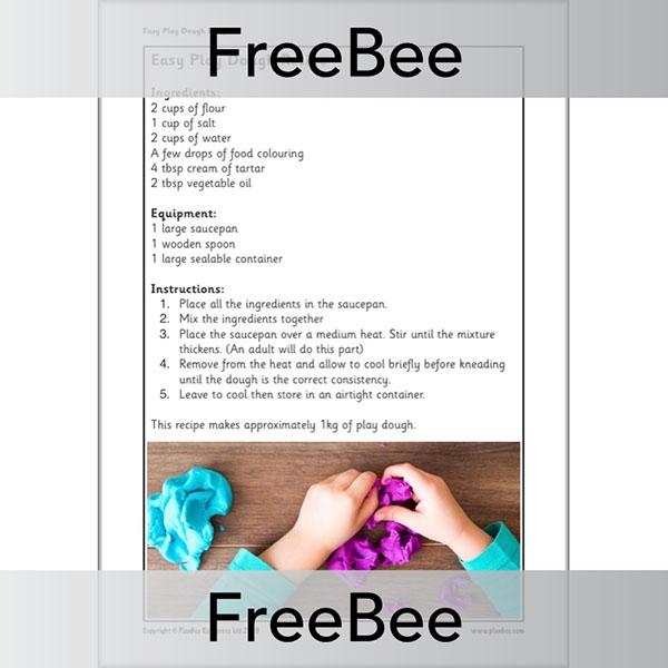 Easy Play Dough Recipe