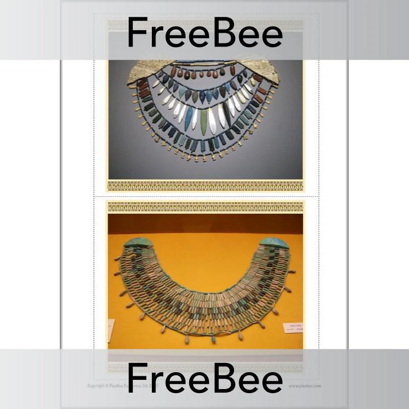 Egyptian Necklaces Picture Cards - Image 3