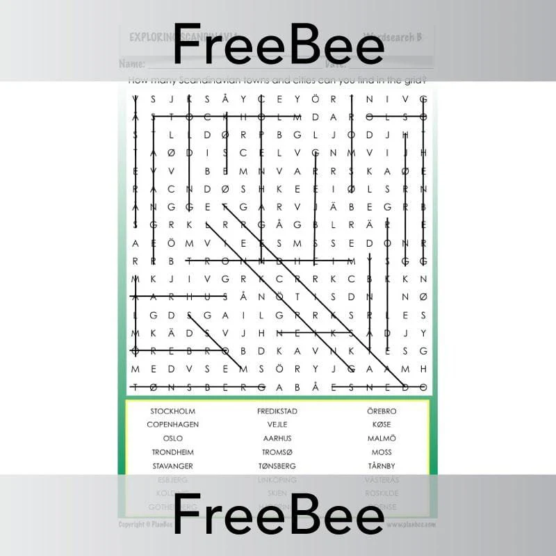 Exploring Scandinavia Word Search - Image 2