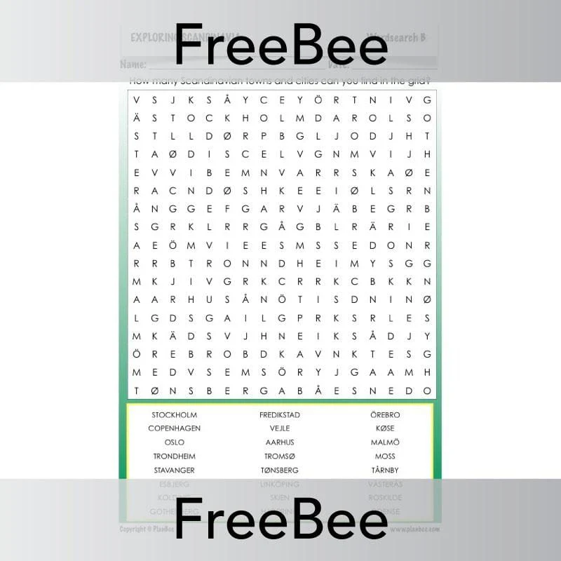 Exploring Scandinavia Word Search - Image 4