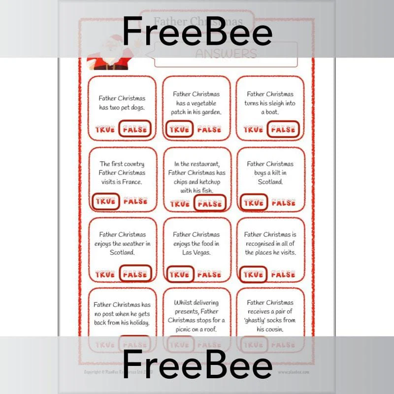 Father Christmas Activity Sheets - Image 2