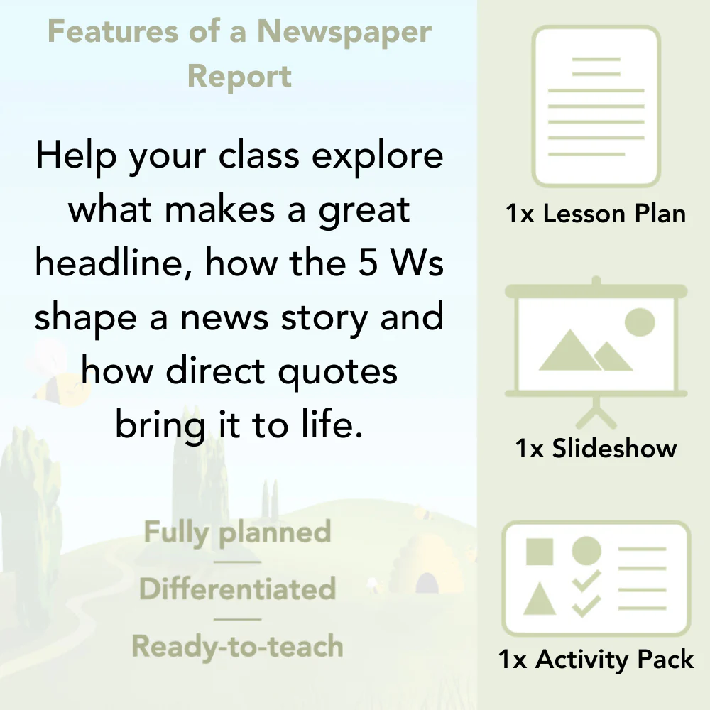 Features of a Newspaper Report KS2 - Image 2