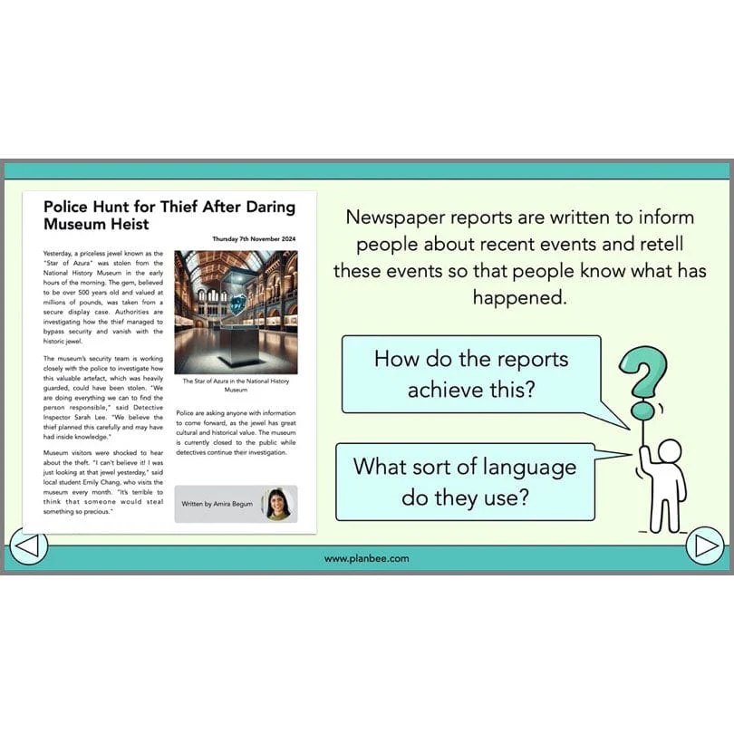 Features of a Newspaper Report KS2 - Image 3