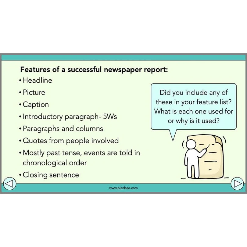 Features of a Newspaper Report KS2 - Image 4