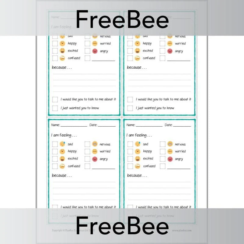 Feelings Check-in Cards