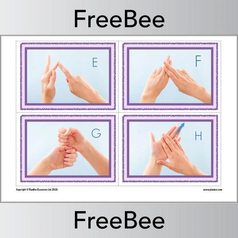 Fingerspelling Alphabet Charts - Image 3