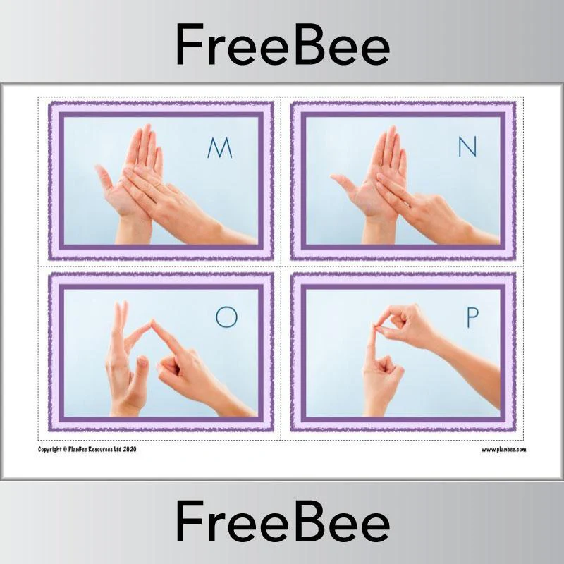 Fingerspelling Alphabet Charts - Image 5