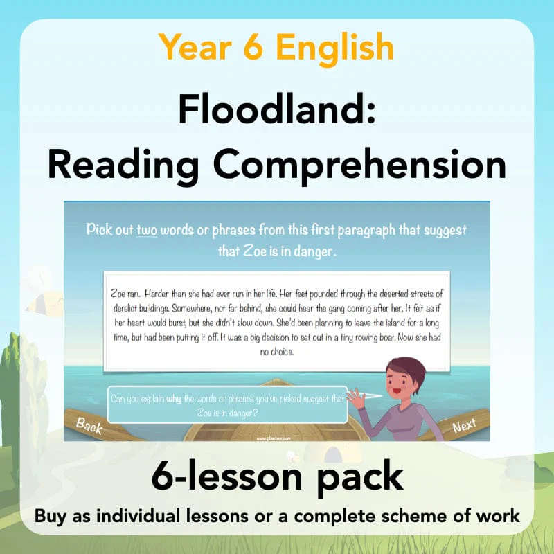 Floodland: Reading Comprehension