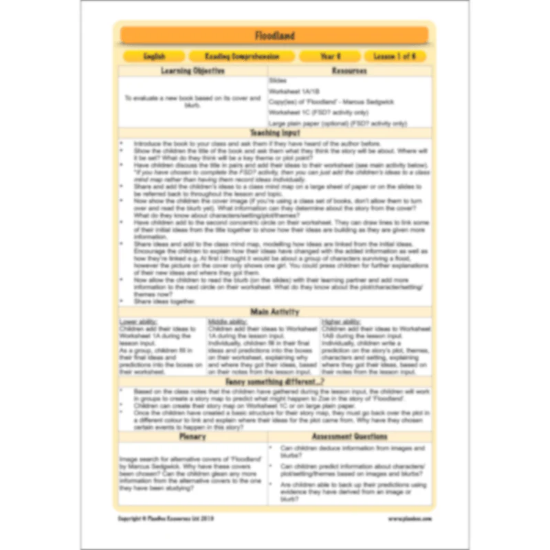Floodland: Reading Comprehension - Image 21