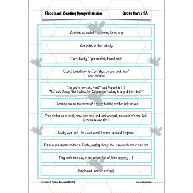 Floodland: Reading Comprehension - Image 45