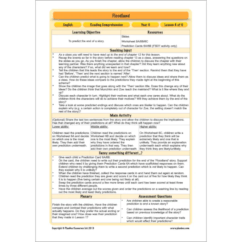 Floodland: Reading Comprehension - Image 70