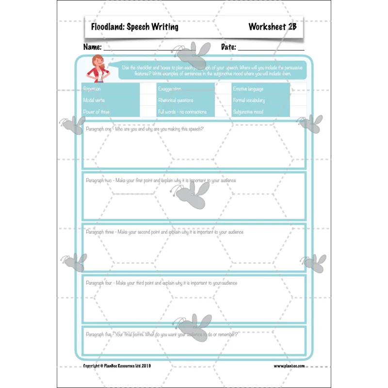 FREE Mini-scheme: Floodland: Speech Writing - Image 10